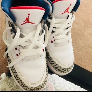 Jordan True Blue 3's - 6.5Y